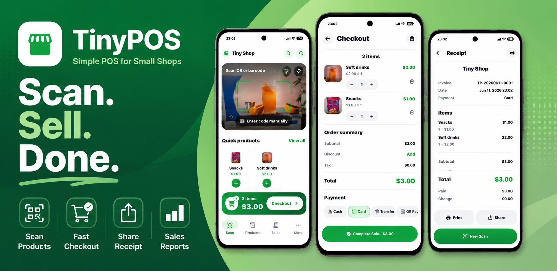 TinyPOS: Mobile POS screenshot 1